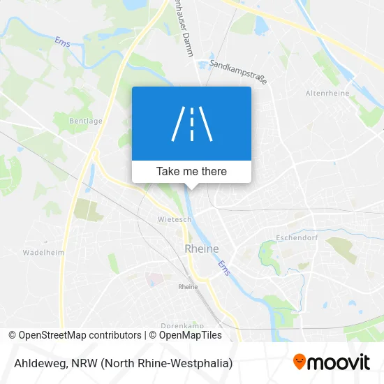 Карта Ahldeweg