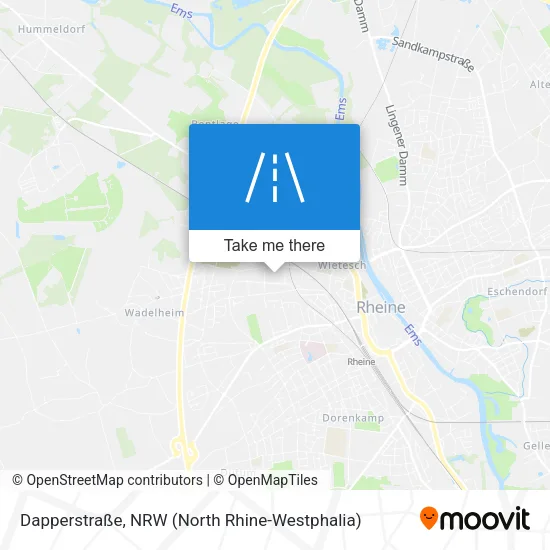 Карта Dapperstraße