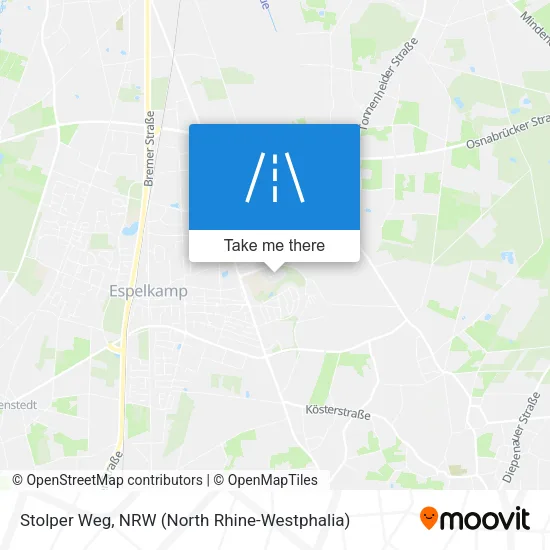 Карта Stolper Weg