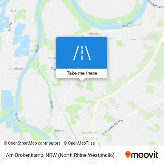 Am Brokenkamp map