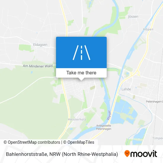 Карта Bahlenhorststraße
