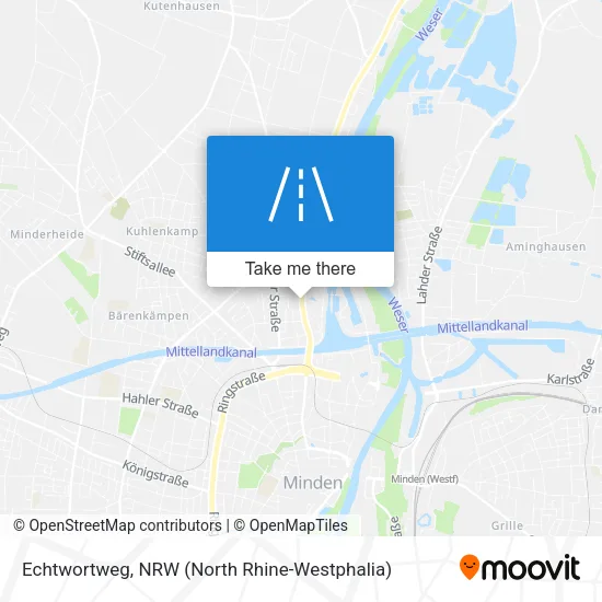 Карта Echtwortweg