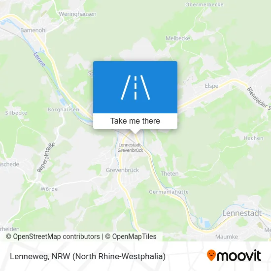 Lenneweg map