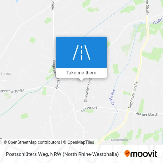 Postschlüters Weg map