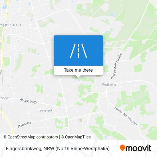 Fingersbrinkweg map
