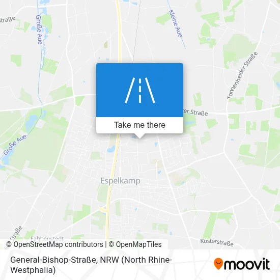 General-Bishop-Straße map