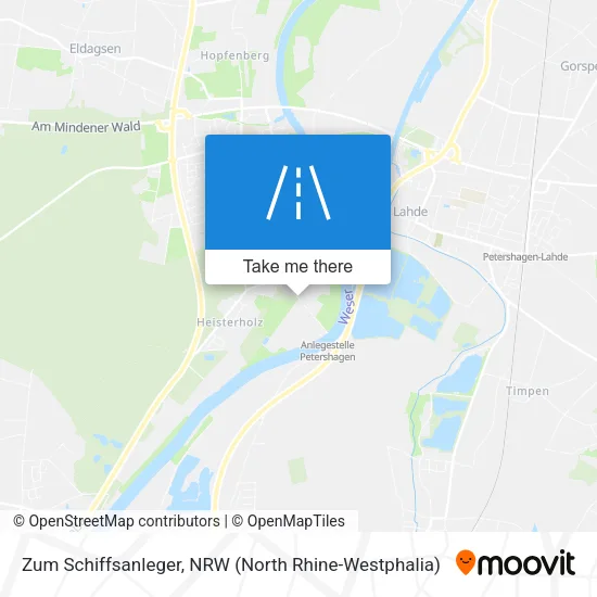 Карта Zum Schiffsanleger