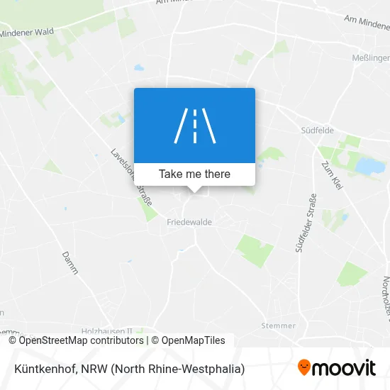 Küntkenhof map