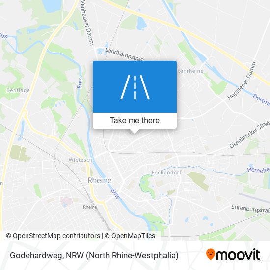 Godehardweg map