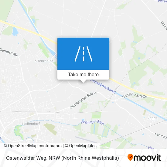 Карта Ostenwalder Weg