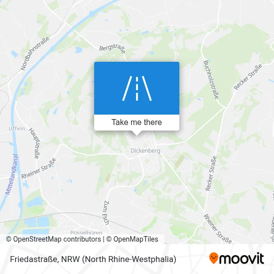 Friedastraße map