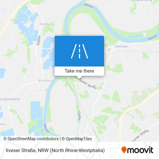 Ilveser Straße map