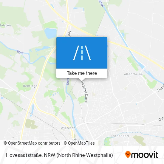 Hovesaatstraße map