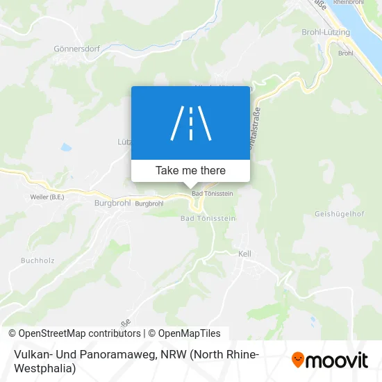 Карта Vulkan- Und Panoramaweg