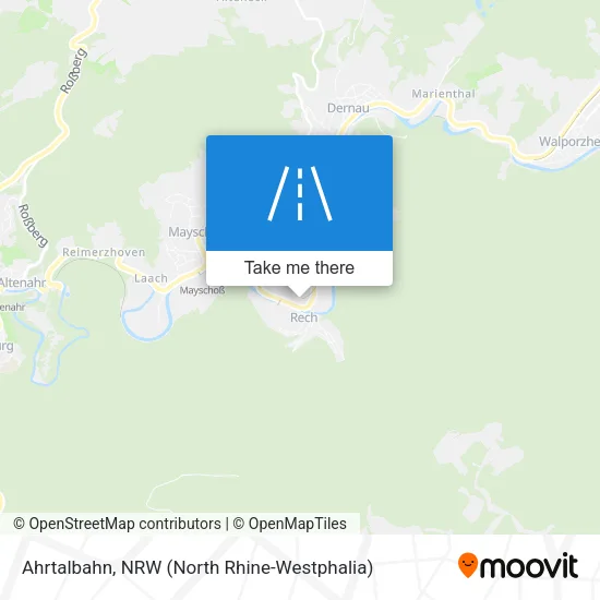Карта Ahrtalbahn