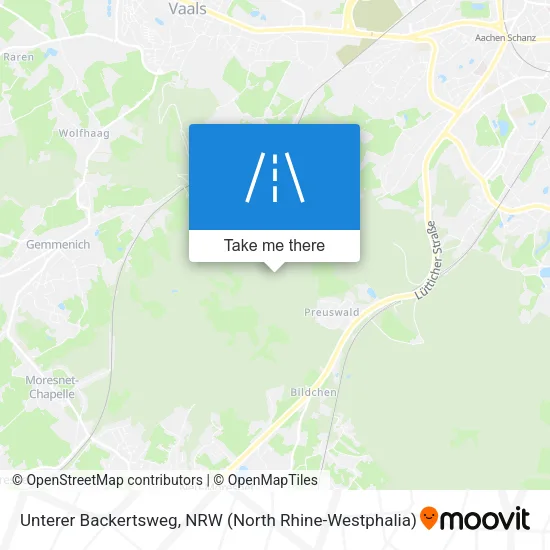 Карта Unterer Backertsweg