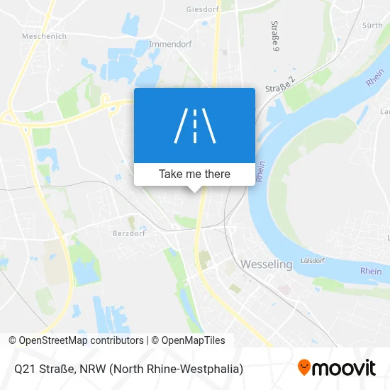 Q21 Straße map