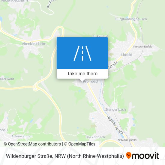 Wildenburger Straße map