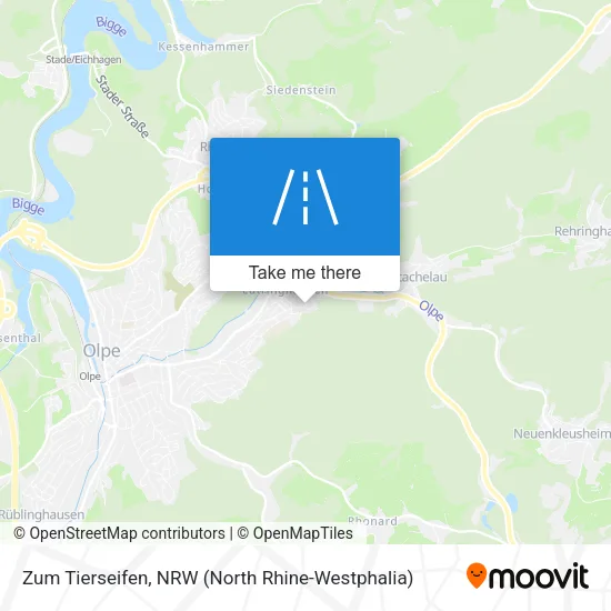 Карта Zum Tierseifen