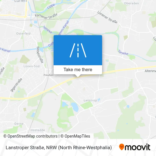 Lanstroper Straße map