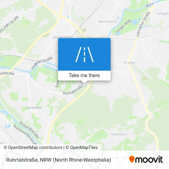 Ruhrtalstraße map