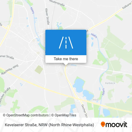 Карта Kevelaerer Straße