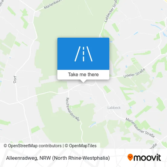 Карта Alleenradweg