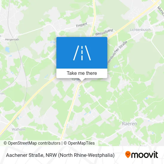Карта Aachener Straße