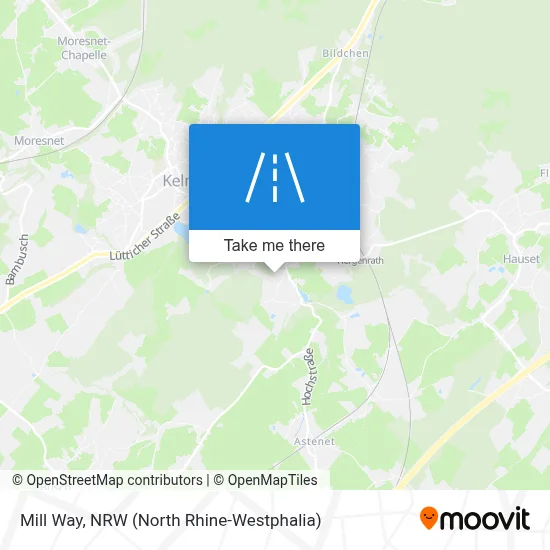 Mühlenweg map