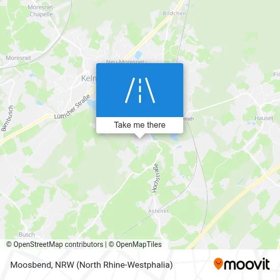Moosbend map