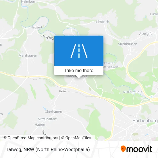 Talweg map