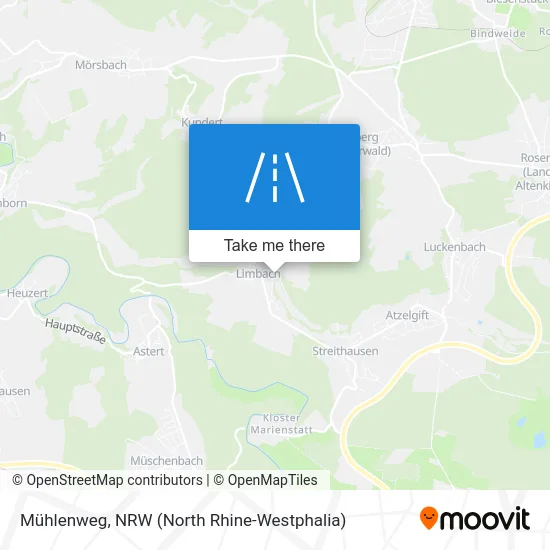 Карта Mühlenweg