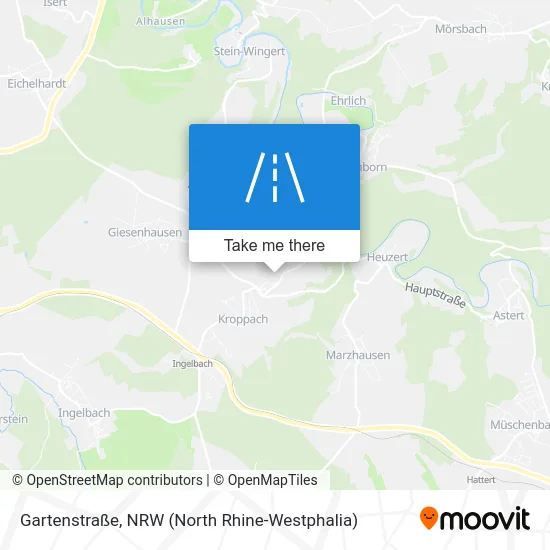 Карта Gartenstraße