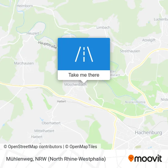 Карта Mühlenweg