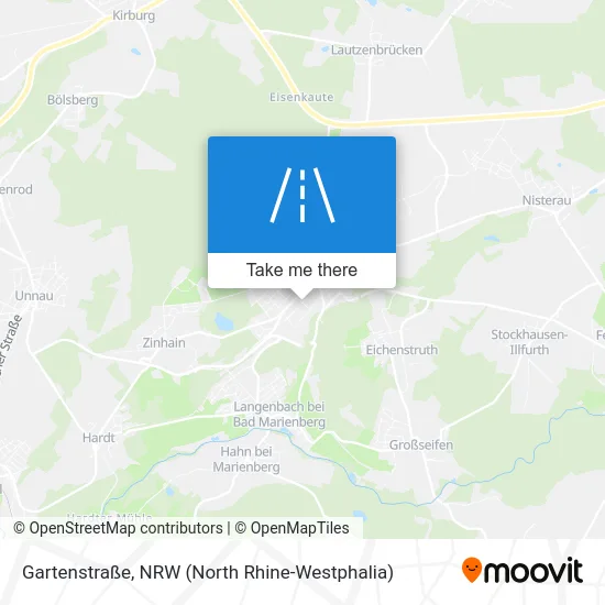 Карта Gartenstraße