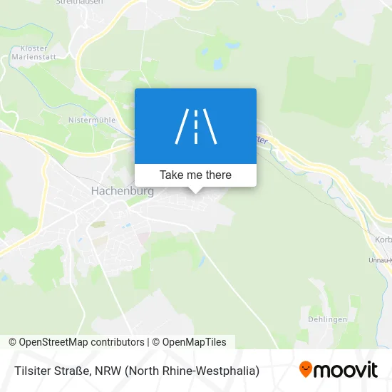 Карта Tilsiter Straße