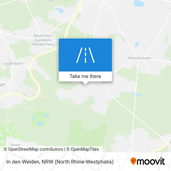 Карта In den Weiden