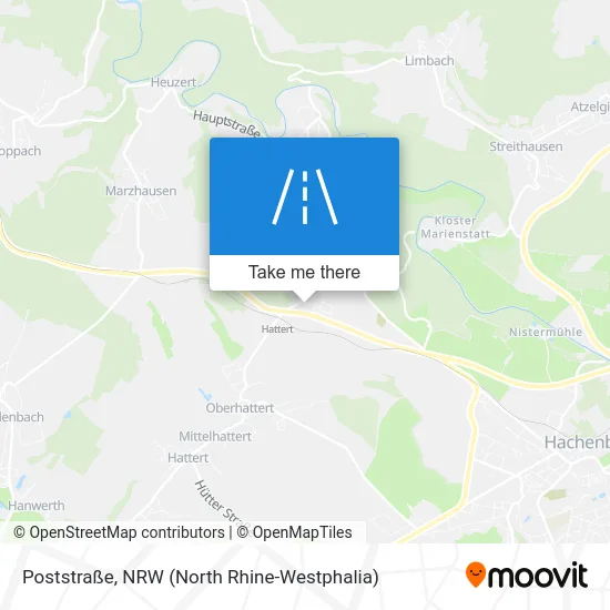 Карта Poststraße