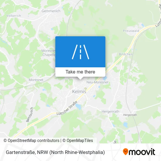 Карта Gartenstraße