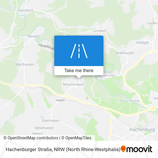 Карта Hachenburger Straße