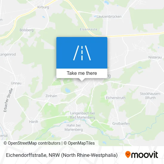 Карта Eichendorffstraße