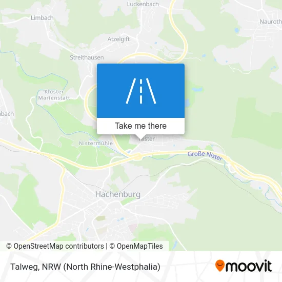 Talweg map
