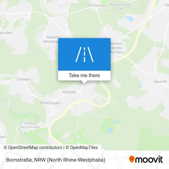 Карта Bornstraße