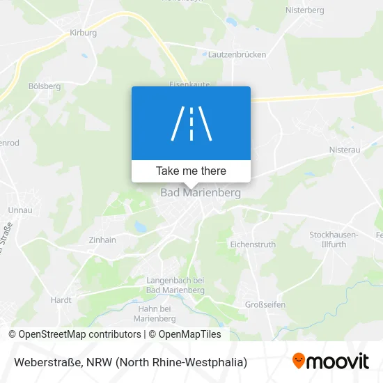 Карта Weberstraße