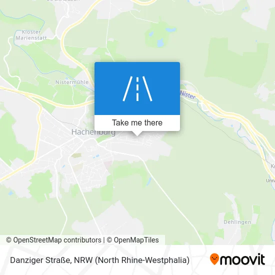 Карта Danziger Straße