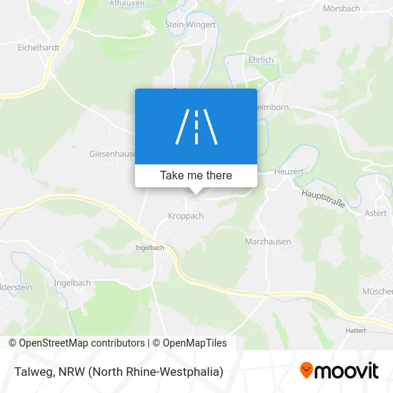 Talweg map