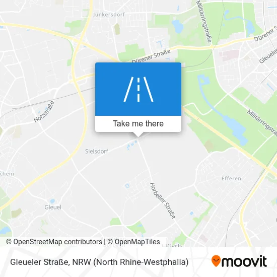Gleueler Straße map