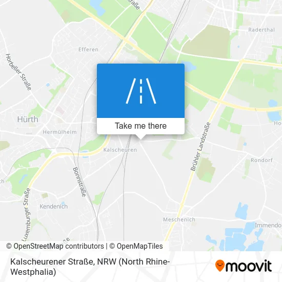 Карта Kalscheurener Straße