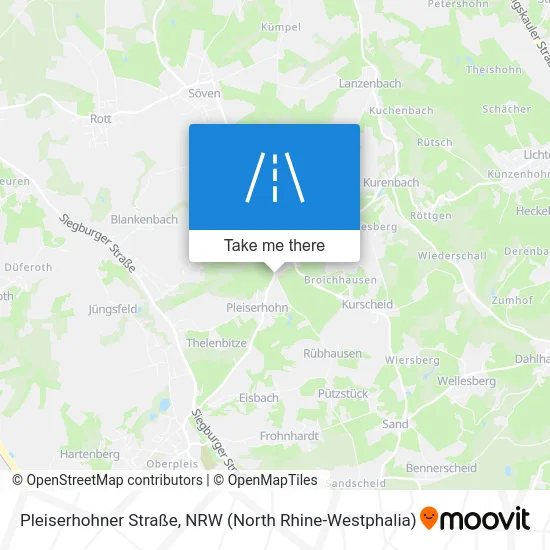Карта Pleiserhohner Straße