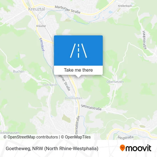 Карта Goetheweg